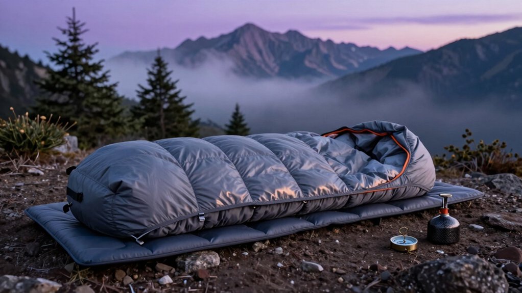 warmth to weight fit temp range packability